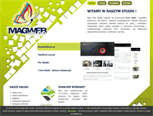 Tablet Screenshot of magwebstudio.pl